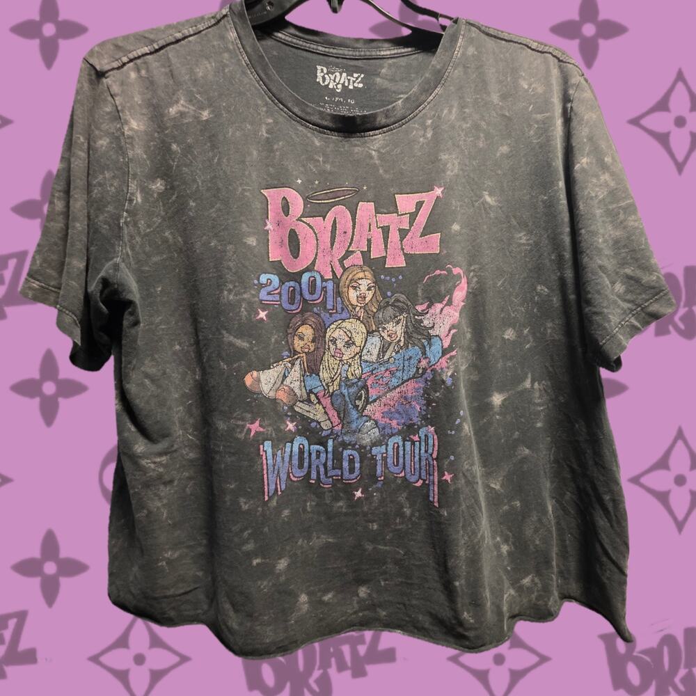 Bratz Tour distressed cropped top